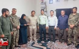 تجلیل از خانواده معزز شهید والامقام منوچهر نظری